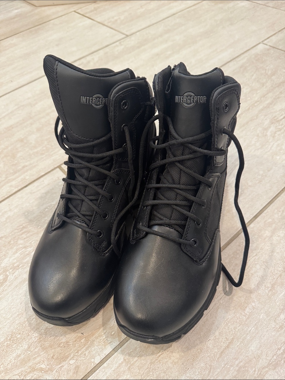 Interceptor Men's Zippered Soft Toe Tactical Boots